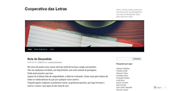 Desktop Screenshot of cooperativadeletras.wordpress.com