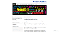 Desktop Screenshot of contrapolitica.wordpress.com