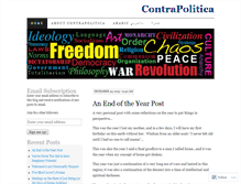 Tablet Screenshot of contrapolitica.wordpress.com