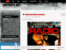 Tablet Screenshot of ligitboymuzikgroup.wordpress.com