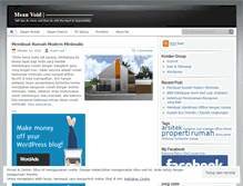 Tablet Screenshot of meanvoid.wordpress.com