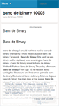 Mobile Screenshot of boards.bancdebinary10005.wordpress.com