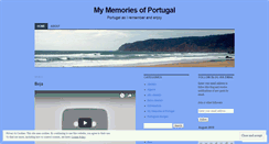 Desktop Screenshot of mymemoriesofportugal.wordpress.com