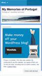 Mobile Screenshot of mymemoriesofportugal.wordpress.com