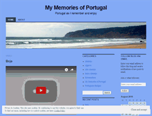 Tablet Screenshot of mymemoriesofportugal.wordpress.com