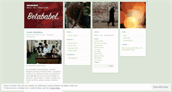 Desktop Screenshot of betababel.wordpress.com