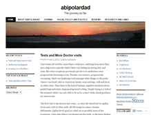 Tablet Screenshot of abipolardad.wordpress.com