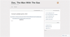 Desktop Screenshot of daxsax.wordpress.com