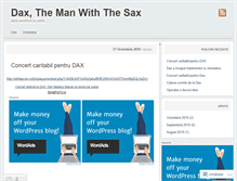 Tablet Screenshot of daxsax.wordpress.com