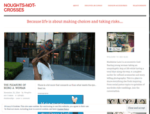 Tablet Screenshot of noughtsnotcrosses.wordpress.com
