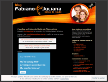 Tablet Screenshot of fabianoejuliana.wordpress.com