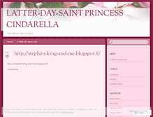 Tablet Screenshot of miss80cindarella.wordpress.com