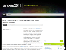 Tablet Screenshot of jrpenzo2011.wordpress.com