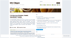 Desktop Screenshot of infocilegon.wordpress.com