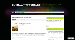 Desktop Screenshot of danielmartinrodriguez.wordpress.com