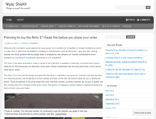 Tablet Screenshot of niyazshaikh.wordpress.com