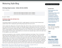 Tablet Screenshot of motoringstyle.wordpress.com