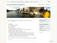 Tablet Screenshot of dublinjobseeker.wordpress.com