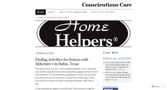 Desktop Screenshot of conscientiouscare.wordpress.com