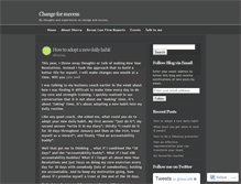 Tablet Screenshot of changeforsuccess.wordpress.com