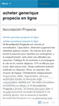 Mobile Screenshot of generiquepropecia.wordpress.com
