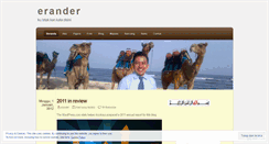 Desktop Screenshot of erander.wordpress.com