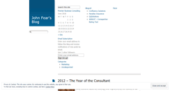 Desktop Screenshot of johnefear.wordpress.com