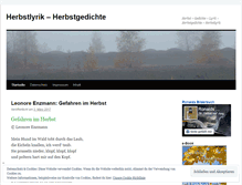 Tablet Screenshot of herbstlyrik.wordpress.com
