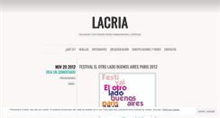 Desktop Screenshot of lacria.wordpress.com