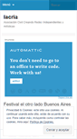 Mobile Screenshot of lacria.wordpress.com