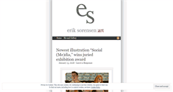 Desktop Screenshot of eriksorensenart.wordpress.com