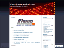 Tablet Screenshot of kisum.wordpress.com