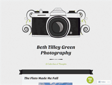 Tablet Screenshot of bethtilleygreen.wordpress.com