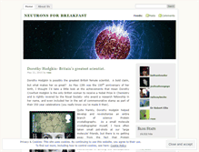 Tablet Screenshot of neutronsforbreakfast.wordpress.com