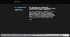 Desktop Screenshot of irrenhaus.wordpress.com