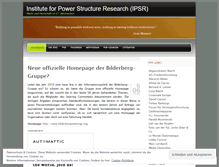 Tablet Screenshot of powerstructureresearch.wordpress.com