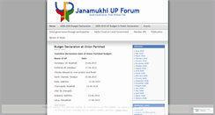 Desktop Screenshot of jupfbd.wordpress.com