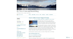 Desktop Screenshot of colonrectal.wordpress.com