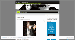 Desktop Screenshot of iworkwithmark.wordpress.com