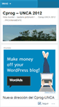 Mobile Screenshot of cprog1unca.wordpress.com