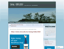 Tablet Screenshot of cprog1unca.wordpress.com