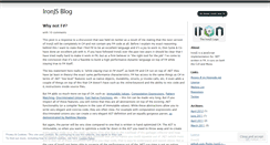 Desktop Screenshot of ironjs.wordpress.com
