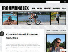 Tablet Screenshot of ironmanalex.wordpress.com