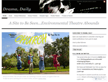 Tablet Screenshot of dramadaily.wordpress.com