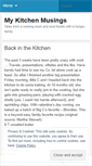 Mobile Screenshot of mykitchenmusings.wordpress.com