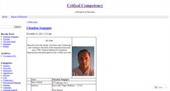 Desktop Screenshot of criticalcompetency.wordpress.com