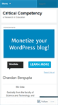 Mobile Screenshot of criticalcompetency.wordpress.com