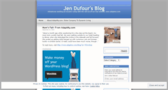 Desktop Screenshot of jendufour.wordpress.com