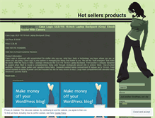 Tablet Screenshot of hotsellers.wordpress.com