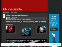 Tablet Screenshot of movieguide.wordpress.com